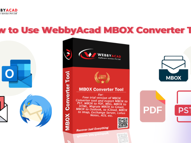 How to Use WebbyAcad MBOX File Changer