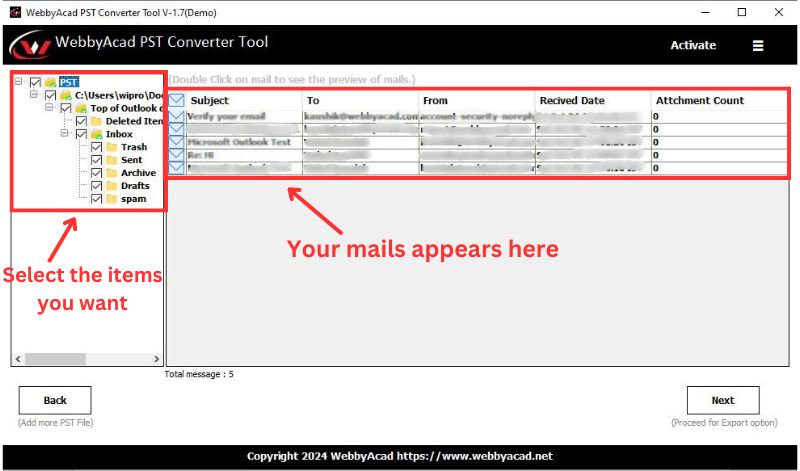 preview-emails-in-pst-converter