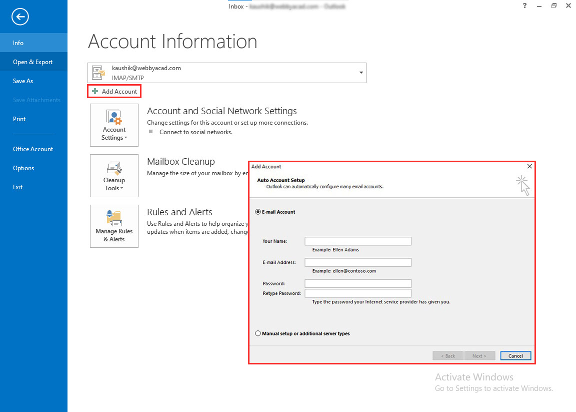 adding-account-in-microsoft-outlook