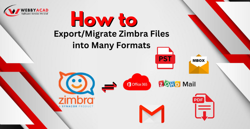 How to Export/Migrate Zimbra Files into Many Formats